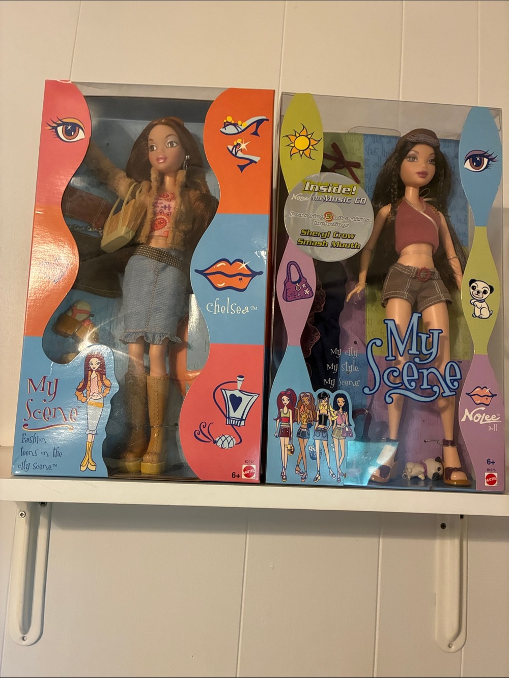 Barbie My Scene Dolls with Blue Denim and Pink Outfit Accents
